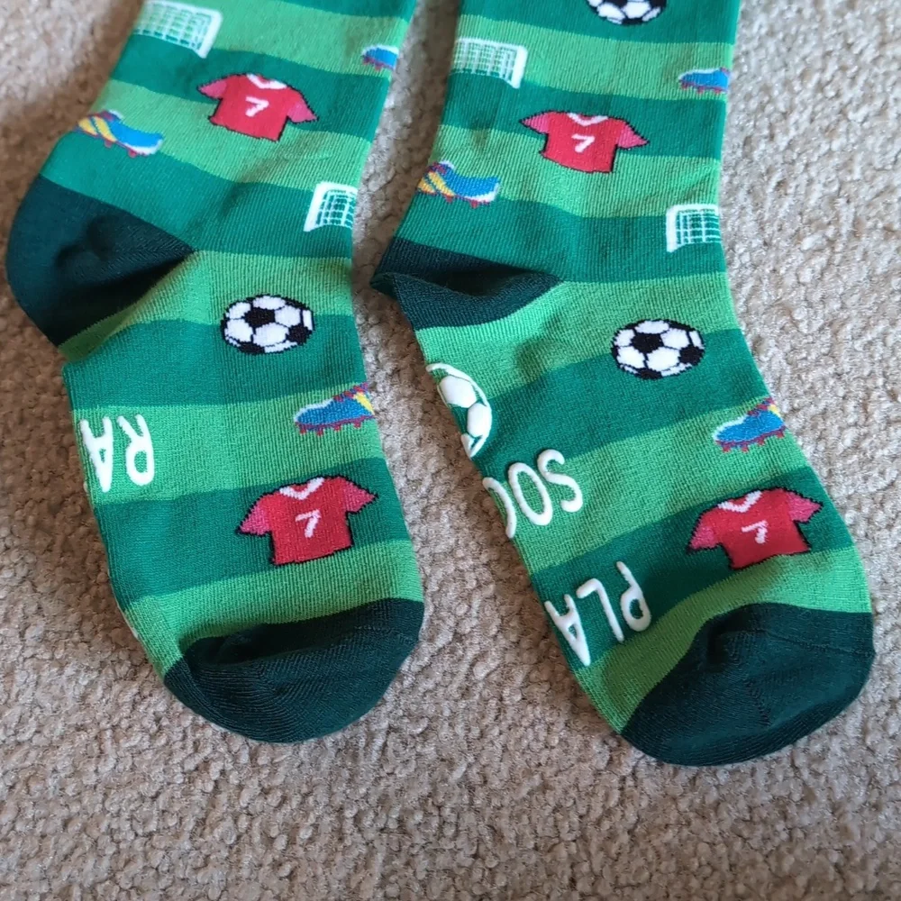 Soccer socks, toddler size, new without tags